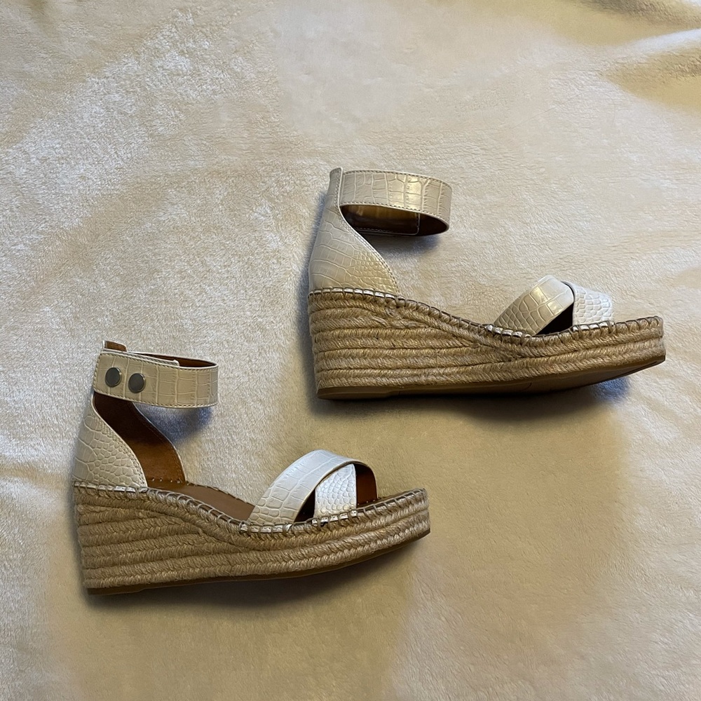 Franco Sarto Carlotta Espadrille Sandals, 8.5, nwt